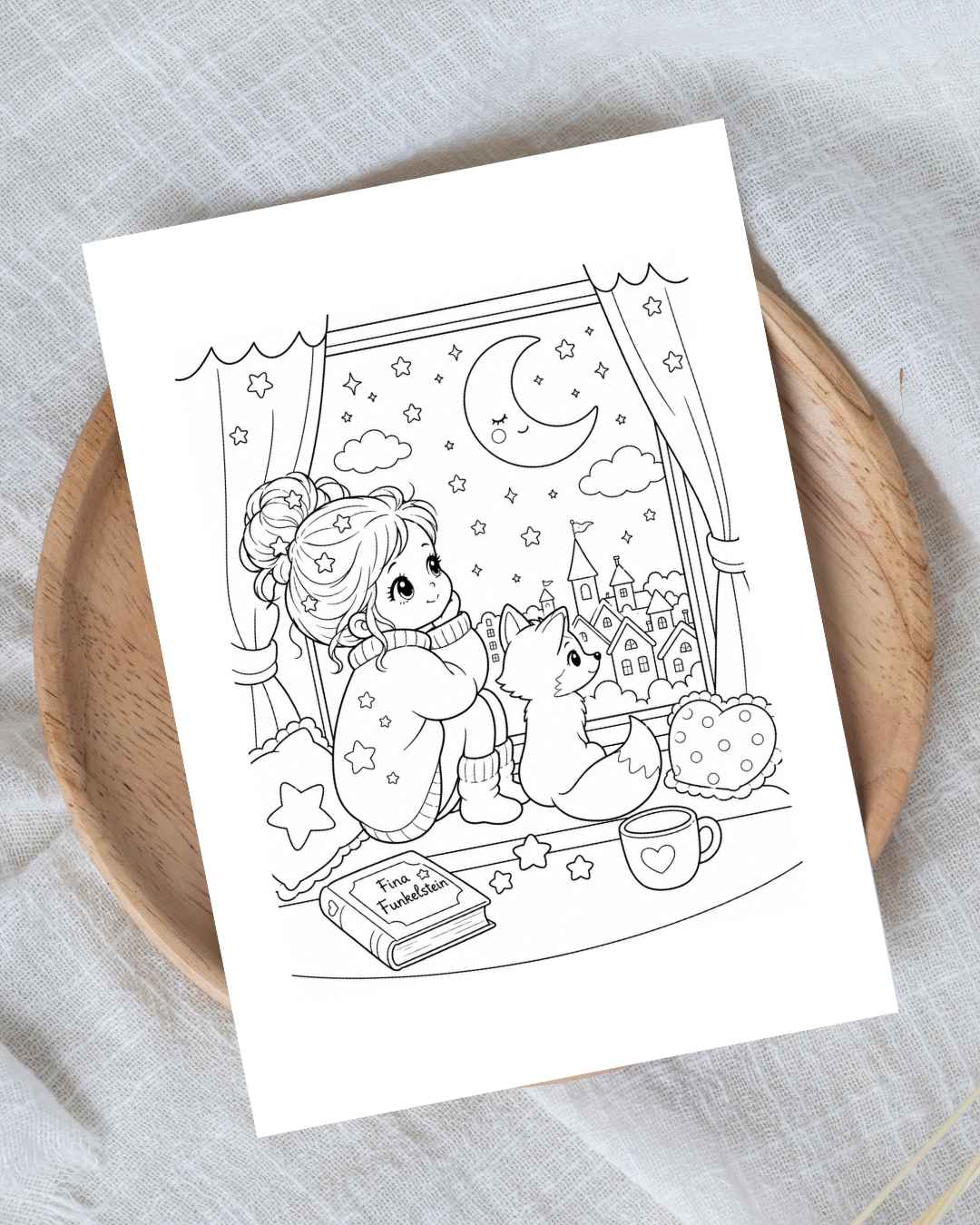 Fina am Fenster im Sternenwinkel